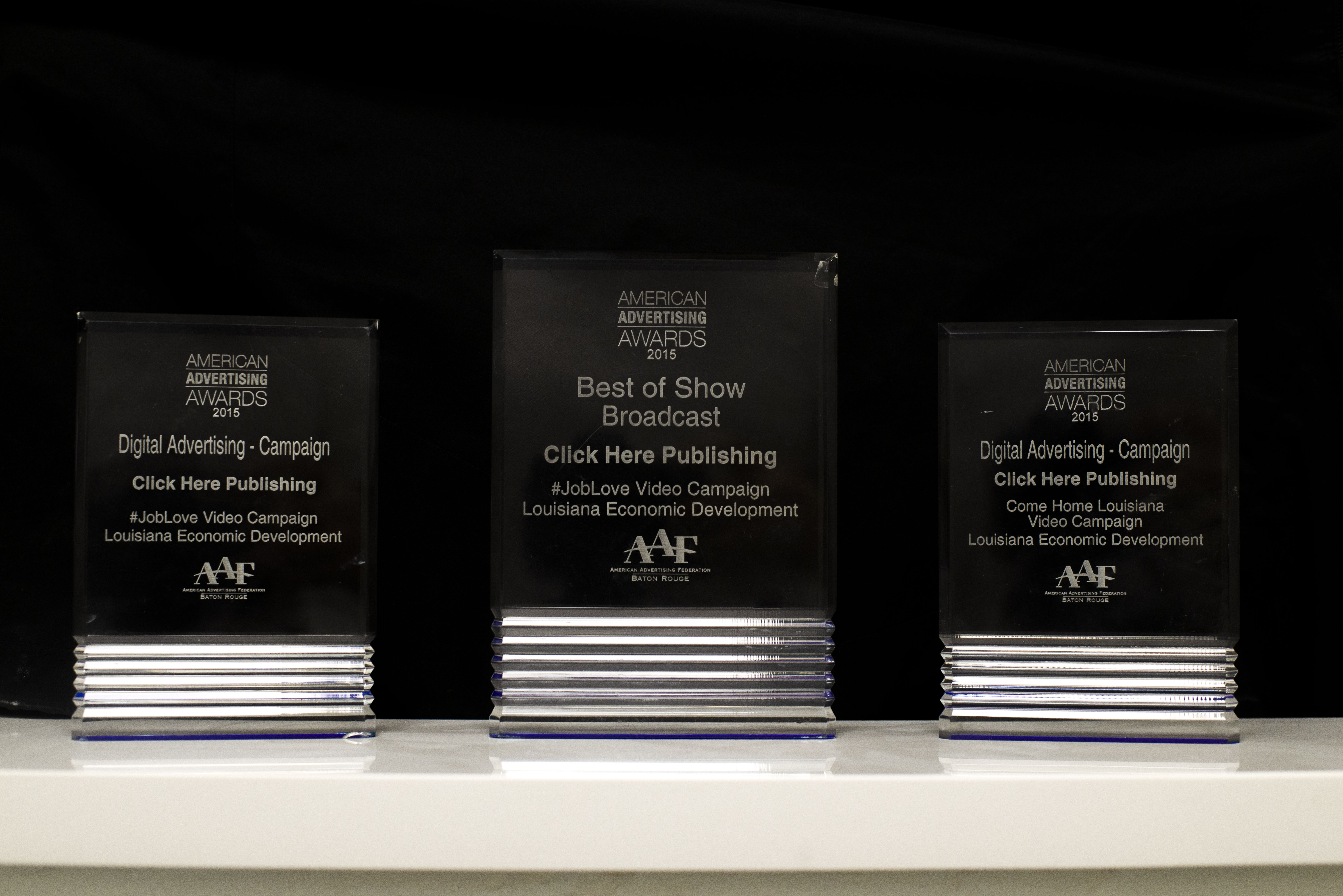 Click Here Wins 2015 National American Advertising Award Click Here